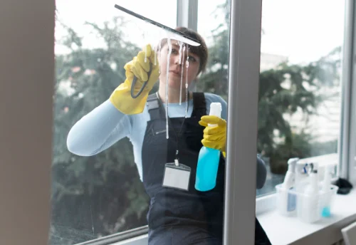 Nettoyage de vitres intérieures et extérieures à Vaudes
